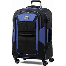 Travelpro Bold Softside Expandable Check In Spinner Luggage, Check In 26-Inch, Blue/Black