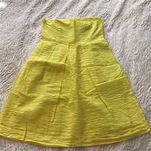 J. Crew Dresses | Jcrew Strapless Sun Dress | Color: Yellow | Size: 6