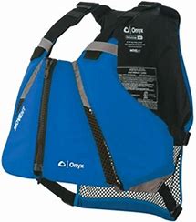 Onyx Outdoor ON82123 Onyx Movevent Curve Paddle Sports Life Vest, Blue