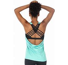 Icyzone Yoga Tops Workouts Clothes Activewear Built In Bra Tank Tops For Women Xxl Florida Keys, Xx-Large