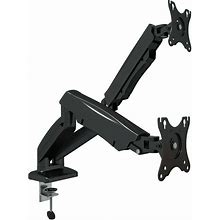 Dual Monitor Stand - Gas Spring Monitor Arm - Fully Adjustable Motion