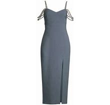 Likely Women's Hank Embellished-Strap Midi-Dress - Night Shadow - Size 0