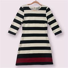 Almost Famous Stripe Stretch Knit Dress Juniors Size Medium