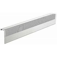 Baseboarders Basic Galvanized Steel Easy Slip-On Baseboard Heater Cover - In White | 6.75 H X 36 W X 3 D In | Wayfair 79C97eb30a867188aae6d5d51840e896