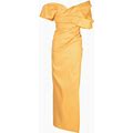 Rachel Gilbert - Gia Off-Shoulder Maxi Dress - Women - Nylon/Polyester/Elastane/Polyester - 2 - Yellow