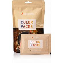 Solo Stove Color Pack 10 Color Changing Fire Packets, Adds Magic Fire Colorful Flames To Your Fire Pit & 4 Potential Fire Color - Blue, Green,