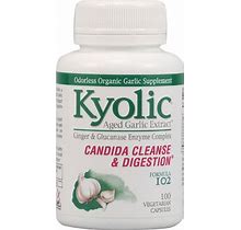 Kyolic Aged Garlic Extract Cleanse And Digestion Formula 102 100 Veggie Capsules