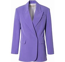 Women's Pink / Purple Blair Purple Opulence Blazer | Extra Small | Aggi
