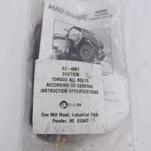 Mad-Ramps MR2000 Hardware For Pivoting Ramp System Fits Atvs And Utvs