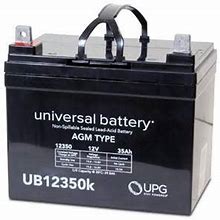 Upg UB12350 12V 35Ah Sealed AGM Gel Golf Cart Battery 12 Volt 35 Amp Hour