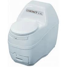 Sun-Mar Compact Composting Toilet, White