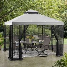 Mainstays 10ft X 10ft Easy Assembly Outdoor Furniture Patio Gazebo