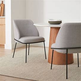 Dunst Dining Chair, Frost Gray, West Elm