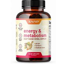 Energy & Metabolism, Size : 30 Servings, All Natural | Snap Supplements