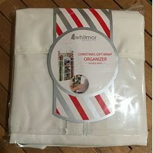 Whitmor Christmas Gift Wrap Organizer Double Sided UPC: 038861657842