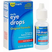Sunmark Eye Drops 1/2 Oz Bottle 1723139
