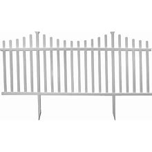42 in. H X 92 in. W Manchester Semi-Permanent Vinyl Fence Panel Kit (2-Pack)