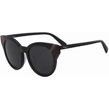 Salvatore Ferragamo Sunglasses SF883SA 001 Black 53mm Female Plastic Black