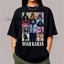 Gildan Noah Kahan Clothing Collection Eras Style Shirts, T-Shirts & Sweatshirts For ! - New Men | Color: Black/Gray | Size: S