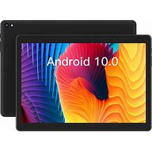 Tablet 10 Inch Android Tablet, Android 10.0 Tablet Quad-Core Processor 32GB Storage Tablet Computer, 2GB RAM, 8MP Camera, Long Battery Life (Black) Electronics