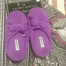 Laura Ashley Shoes | New Slippers Small | Color: Purple | Size: 6.5