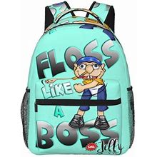 Jeffy Puppet Adjustable Laptop Backpack School Student Book Bag Satchel Rucksack Shoulders Daypack For Adult And Kids