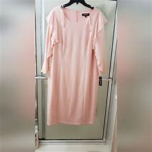 Glamour Dresses | Nwt Glamour Dress Blush Color Szs 14 & 16 $80 | Color: Cream | Size: Various