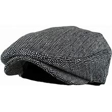 Up To 35% Off! Yohome Men's Classic Herringbone Tweed Wool Blend Newsboy Ivy Hat