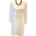 NWT Alfani Womens White Floral Lace 3/4 Sleeve Lined Dress Party Cocktail Medium
