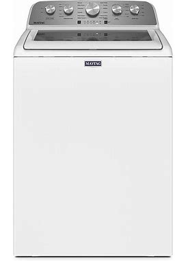 Maytag - 4.8 Cu. Ft. High Efficiency Top Load Washer With Extra Power Button - White