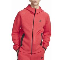 Nike Men's Tech Fleece Full-Zip Windrunner Hoodie, XXL, University Red