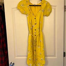 Loft Dresses | Loft Dress | Color: Yellow | Size: Xs