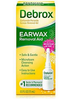 Debrox Earwax Removal Aid, 0.5 Oz Earwax Removal Drops