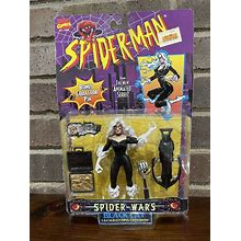 VTG Marvel Comics Spider-Man Spider Wars Black Cat Action Figure Toy Biz 1996