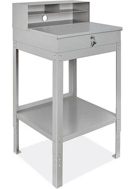 Compact Flat Top Shop Desk - ULINE - H-10342