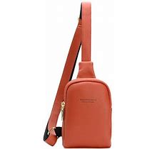 Semimay New PU Waterproof Solid Color Simple Fashion One Shoulder Messenger Bag