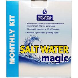 Natural Chemistry Salt Water Magic Kit, 1 Kit For Pools