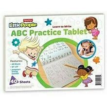 Fisher Price ABC Practice Tablet 12 X 9 Inches 40 Sheets With Practice Guide