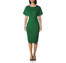 Gowntown Womens 50S 60S Vintage Sexy Fitted Office Pencil Dress Green, Xx-Large