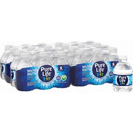 Pure Life® - Purified Water - 0.5 Pint (8 Oz.) - Case Of 24