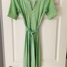 Lilly Pulitzer Dresses | Lilly Pulitzer Silk Dress, Size 6 | Color: Blue/Green | Size: 6