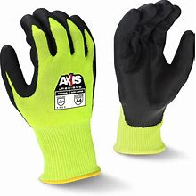 Radians RWG564 AXIS Cut Protection Level A4 High Visibility Work Glove, Hi-Vis Lime / S