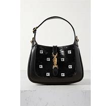 Gucci Jackie 1961 Mini Bead And Sequin-Embellished Leather Shoulder Bag - Women - Black Cross-Body Bags