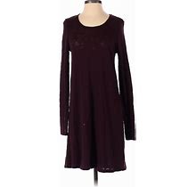 ATM Casual Dress: Burgundy Dresses - Women's Size Small