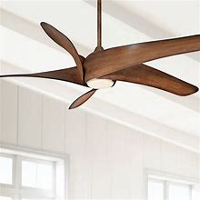 62"" Artemis XL5 Distressed Koa LED DC Ceiling Fan With Remote