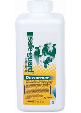 Safe-Guard Dewormer Liquid For Goats Beef & Dairy Cattle 1000Ml(Free