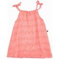 Folklore Las Ninas | June Tie Neck Gauzelike Pattern Dress, Hibiscus (Pink, Size 8Y) | Maisonette
