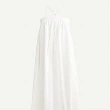 J. Crew Dresses | J Crew Halter Maxi Dress In Soft Gauze. White. 2X. Nwt | Color: White | Size: 2X