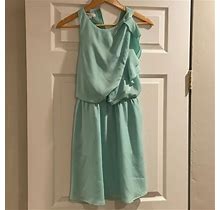 Bcbgeneration Dresses | Bcbgeneration Xs Knee Length Dress | Color: Blue/Green | Size: Xs