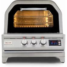 Blaze 26" Built-In Natural Gas Outdoor Pizza Oven W/ Rotisserie BLZ-26-PZOVN-NG
